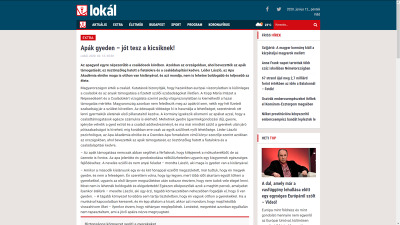Apák gyeden – jót tesz a kicsiknek! Apák gyeden – jót tesz a kicsiknek!