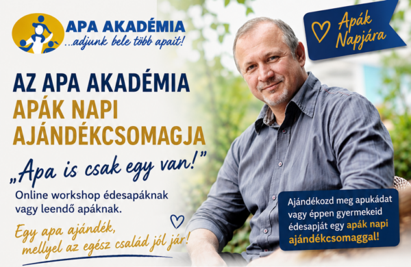 Az Apa Akadémia apák napi ajándékcsomagja Apák Napjára